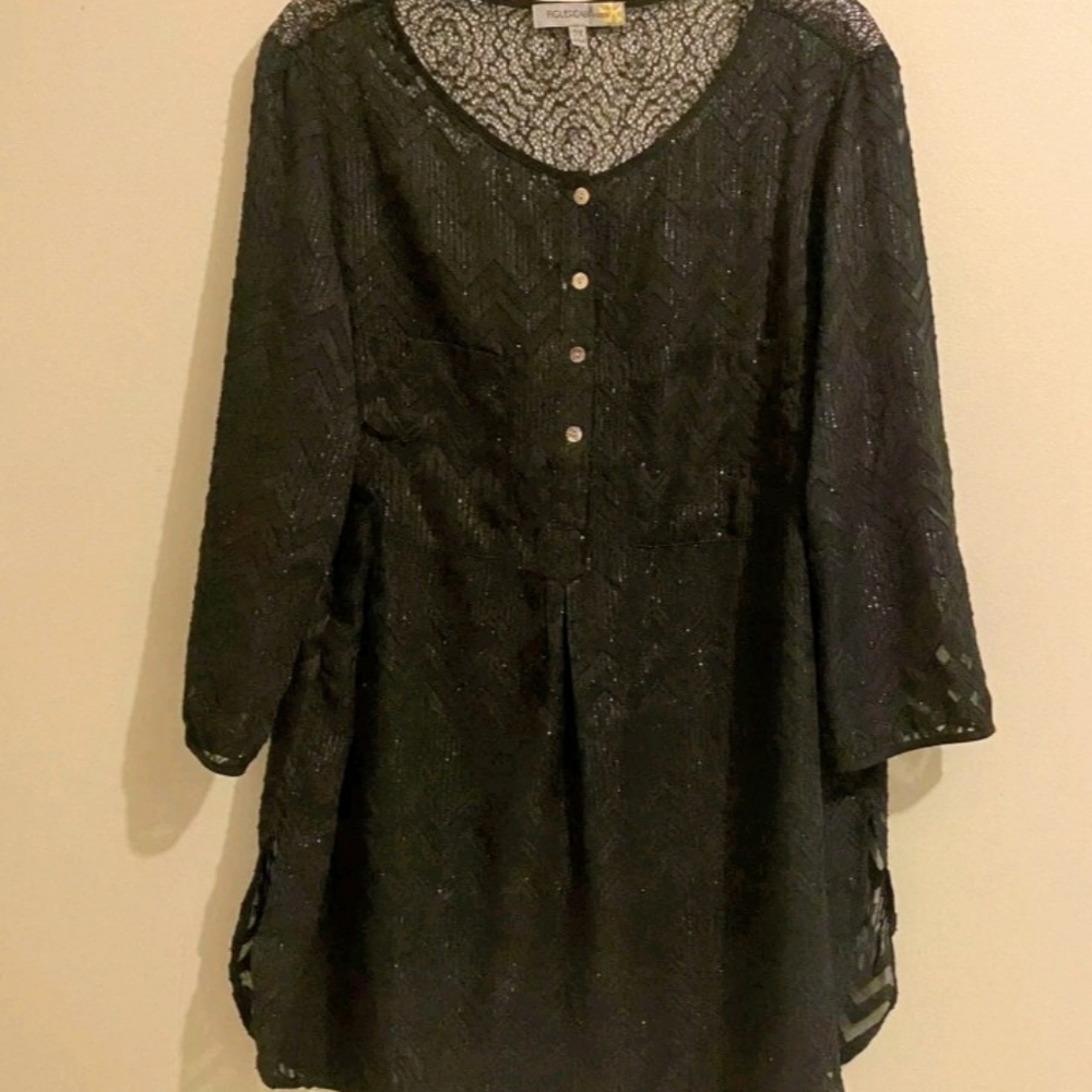 FIGUEROA&FLOWER 2X Black 3/4 sleeve